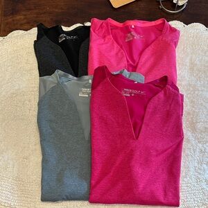 Nike Golf Women's Short Sleeve Tops - Bright Pink, Gray, Black